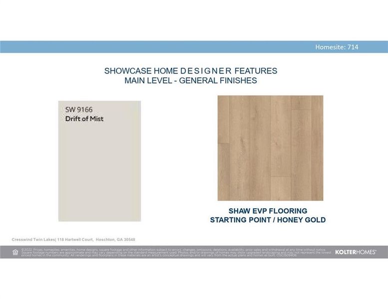 Sample of building materials used in homes in Cresswind Georgia at Twin Lakes, Hoschton (Image 34). Sample of building materials used in homes in Cresswind Georgia at Twin Lakes, Hoschton (Image 34).