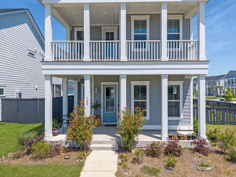 Exterior details and patio area of a home in Carnes Crossroads, Summerville (Image 28). Exterior details and patio area of a home in Carnes Crossroads, Summerville (Image 28).