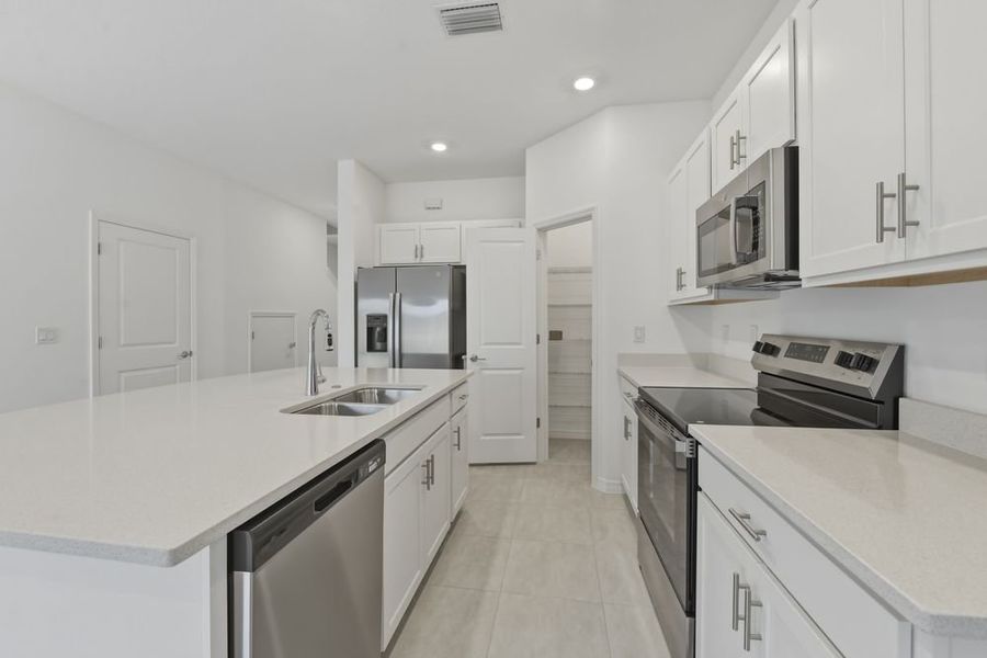 Furnished interior view inside a new home in Vinterra Townhomes, Nokomis (Image 5).