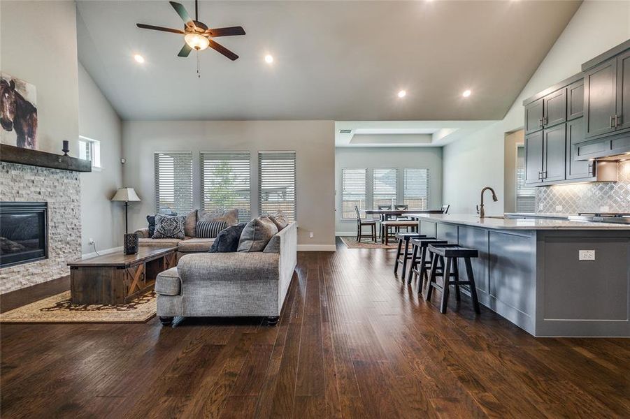 Furnished interior view inside a new home in , Flower Mound (Image 14).