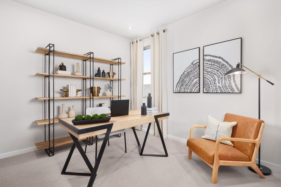 Furnished interior view inside a new home in Montana Vista - Highland, Buckeye (Image 5).