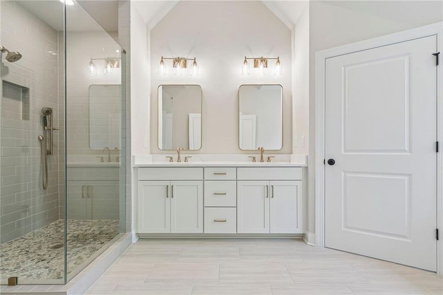 Furnished interior view inside a new home in Waterside, Peachtree Corners (Image 15).