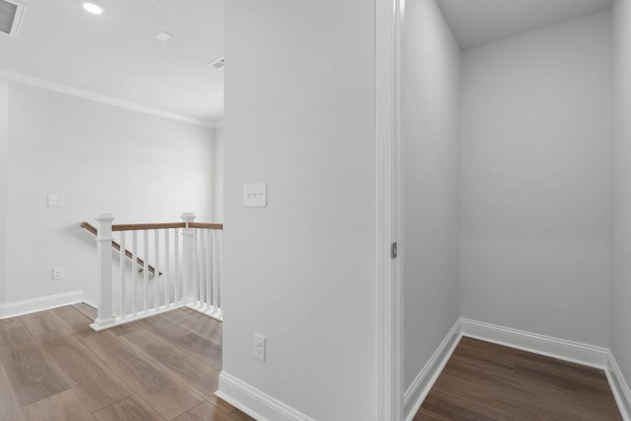Spacious, unfurnished interior of a new home in Lakeside Townes at Riverlights, Wilmington (Image 24).