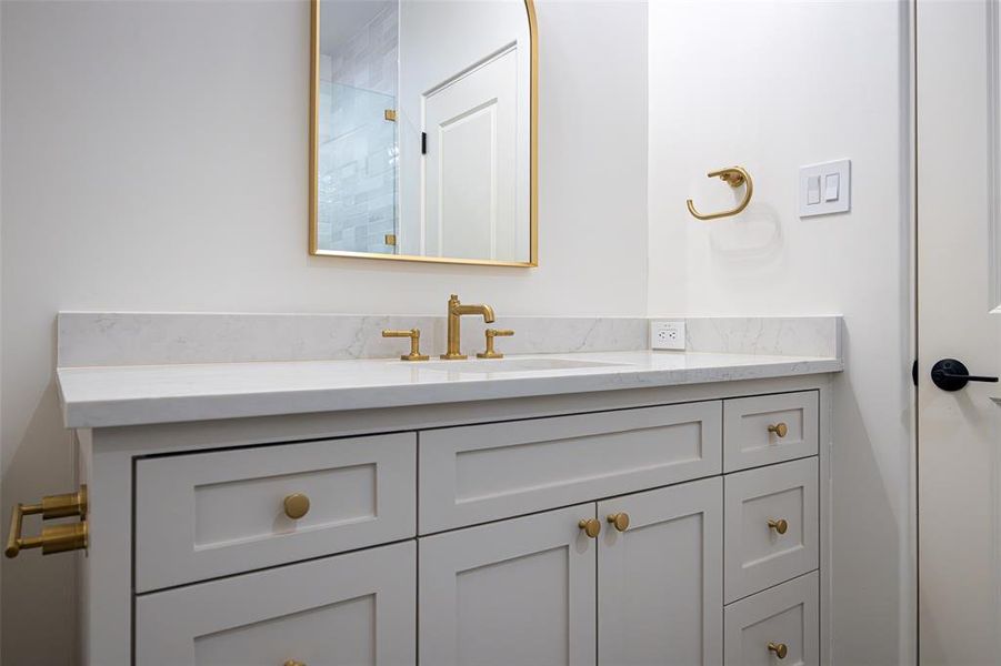 Close-up of interior finishes inside a home in , Dallas (Image 18).