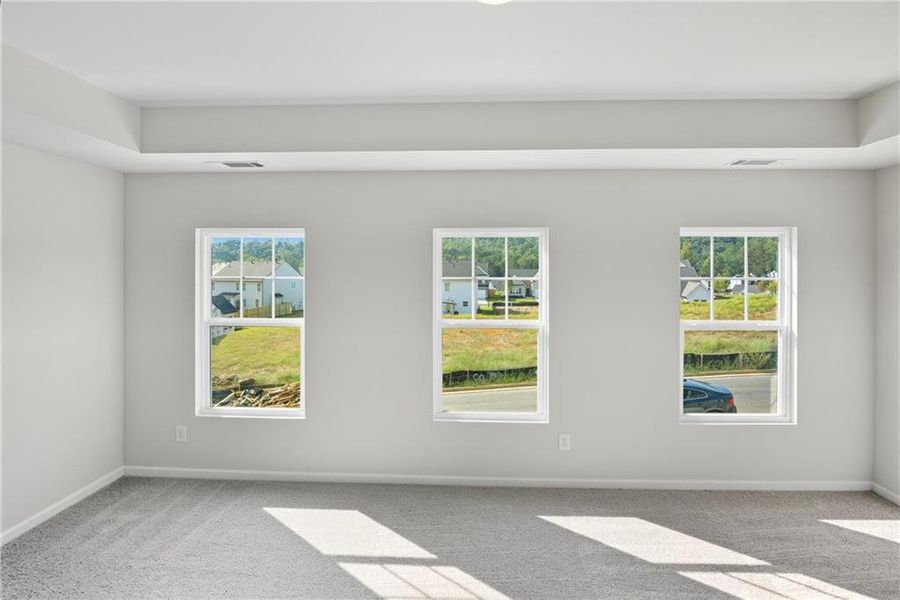 Spacious, unfurnished interior of a new home in The Reserve at Willow Oaks, Canton (Image 7). Spacious, unfurnished interior of a new home in The Reserve at Willow Oaks, Canton (Image 7).