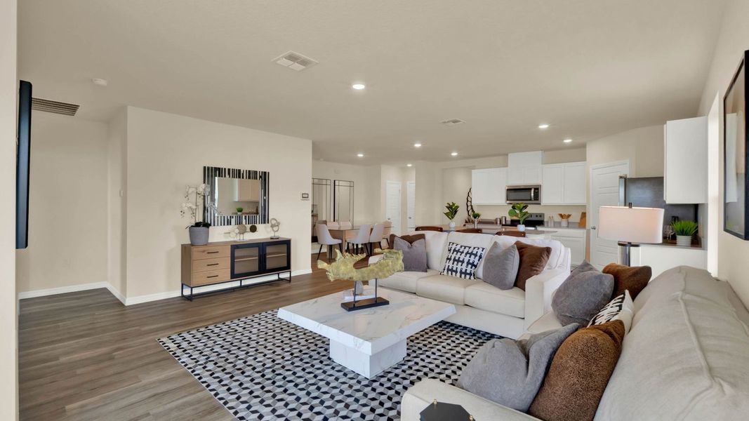 Representative furnished interior of a home built from the Lakeside by D.R. Horton in Sagewood, Apopka (Image 7).