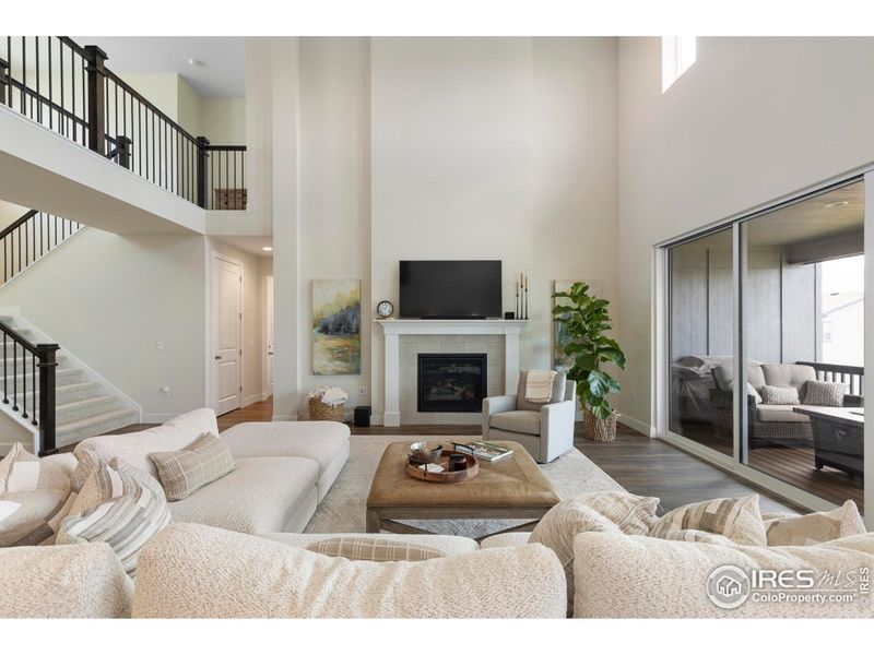 Furnished interior view inside a new home in Morgan Hill, Erie (Image 14).