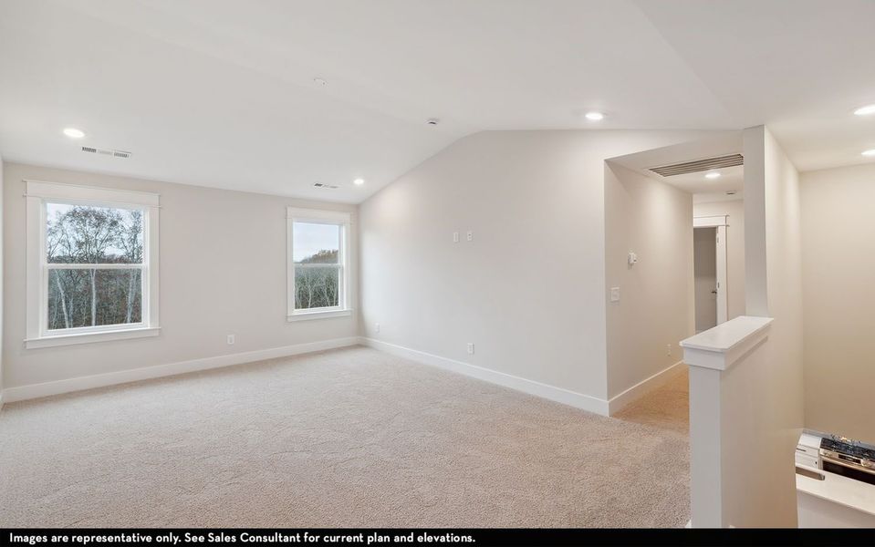 Spacious, unfurnished interior of a new home in McCain's Station, Gallatin (Image 26).