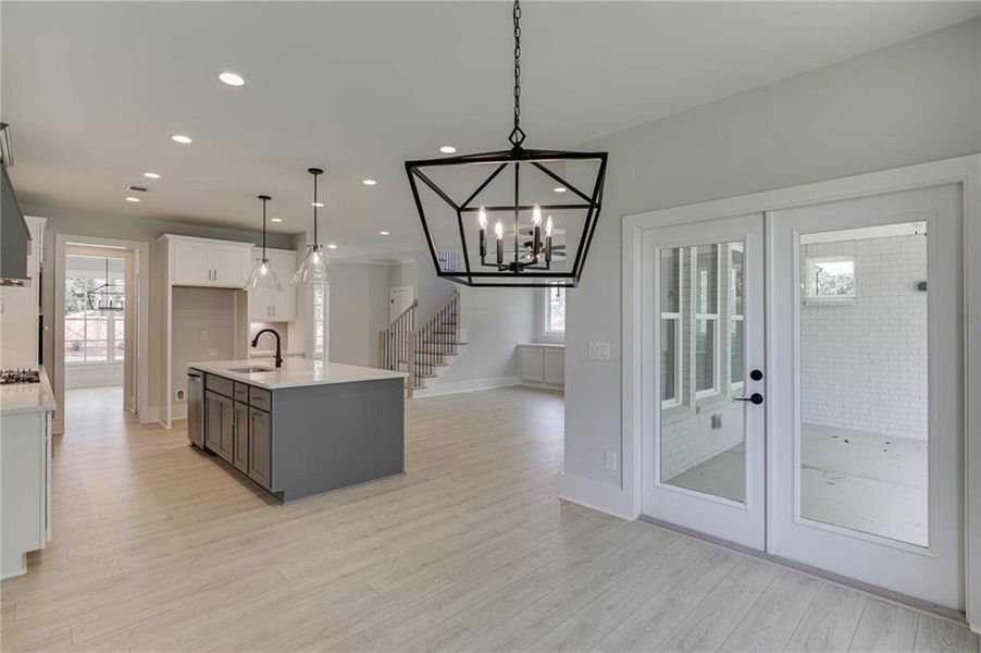 Furnished interior view inside a new home in , Buford (Image 15).