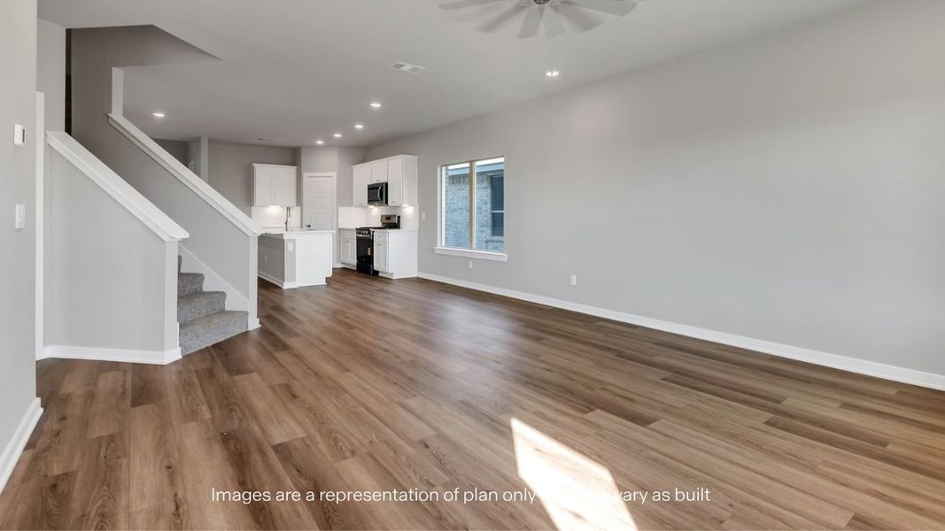 Spacious, unfurnished interior of a new home in Viridian, Lubbock (Image 14).