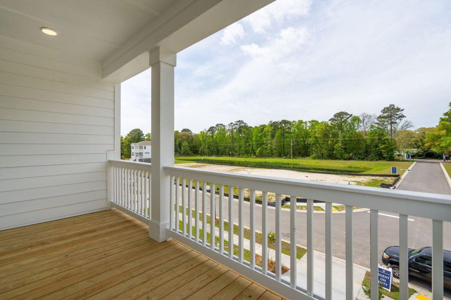 Exterior details and patio area of a home in Miller's Crossing, Johns Island (Image 37).