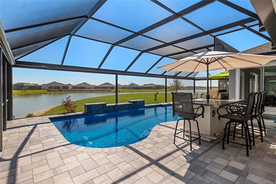 Exterior details and patio area of a home in , The Villages (Image 35).