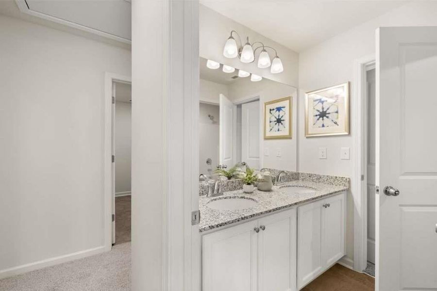 Furnished interior view inside a new home in Kingsmere Estates, Loganville (Image 17).
