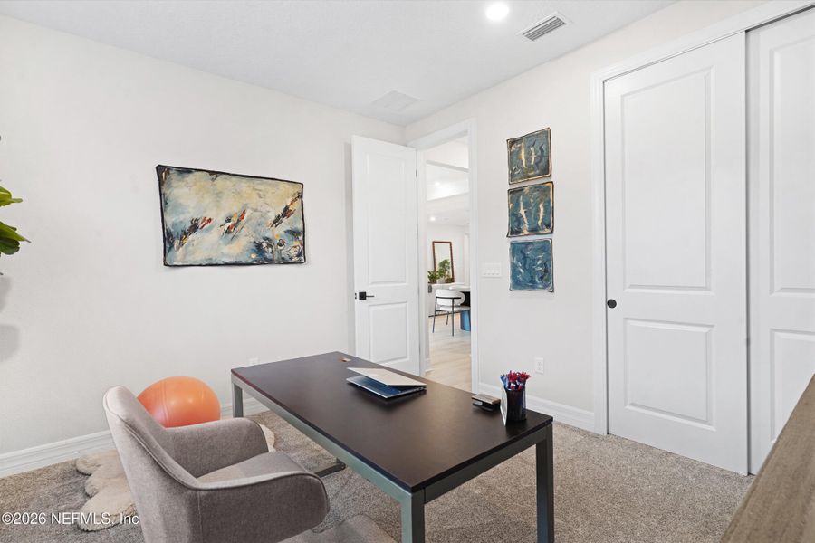 Furnished interior view inside a new home in , Jacksonville (Image 37).