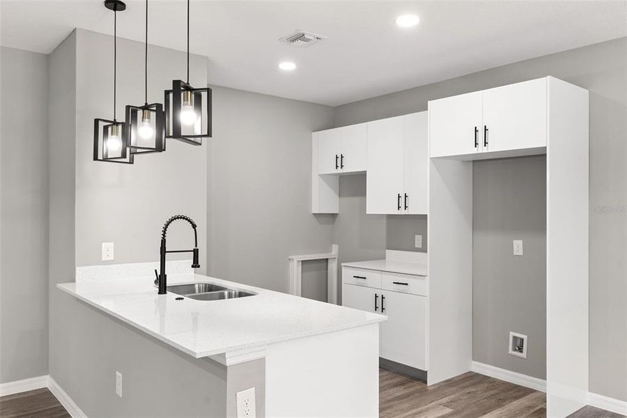 Furnished interior view inside a new home in , Poinciana (Image 10).