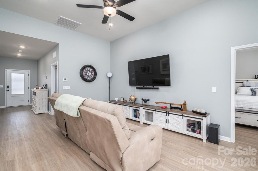 Furnished interior view inside a new home in Stagecoach Station, Gastonia (Image 10).