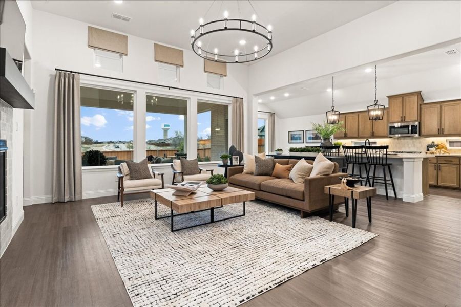 Representative furnished interior of a home built from the Westlake II by Pacesetter Homes in Leonard Trails, Anna (Image 5). Representative furnished interior of a home built from the Westlake II by Pacesetter Homes in Leonard Trails, Anna (Image 5).