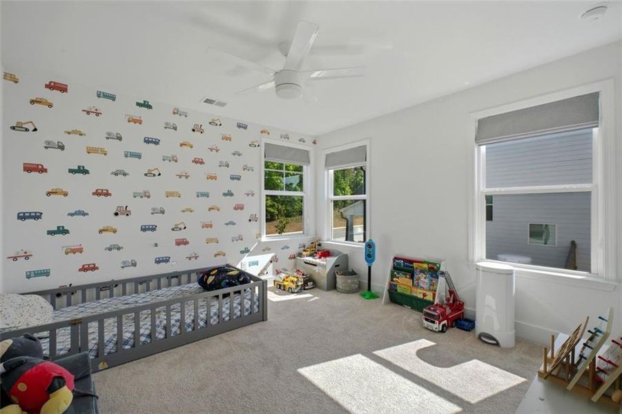 Furnished interior view inside a new home in , Dallas (Image 46).