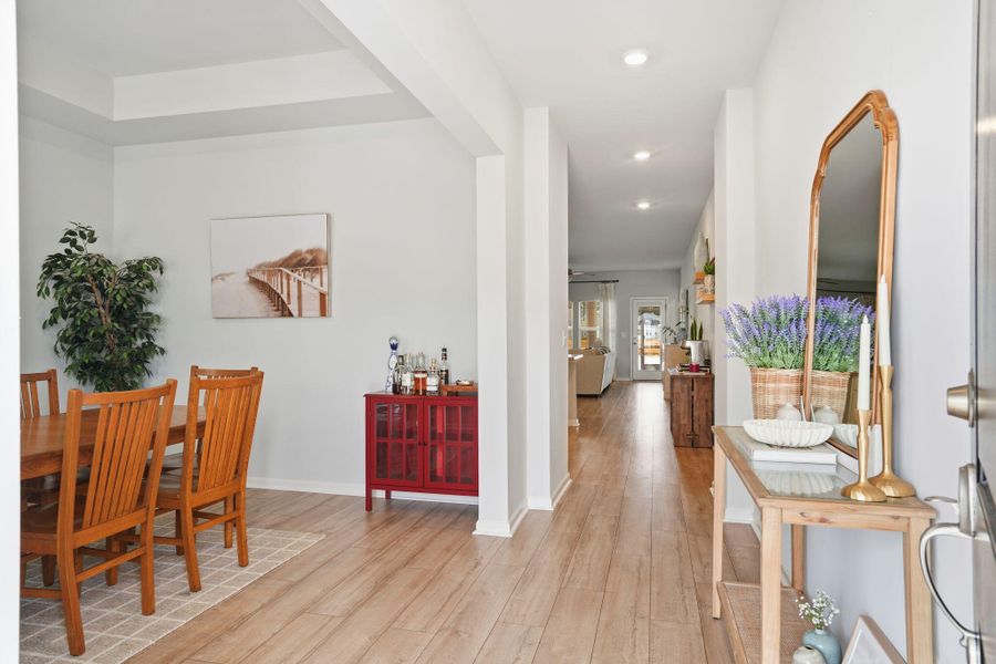 Furnished interior view inside a new home in , Myrtle Beach (Image 7). Furnished interior view inside a new home in , Myrtle Beach (Image 7).