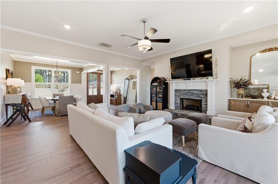 Furnished interior view inside a new home in , Ball Ground (Image 9).