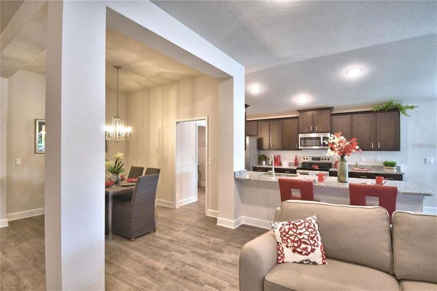 Furnished interior view inside a new home in , Ocala (Image 9).