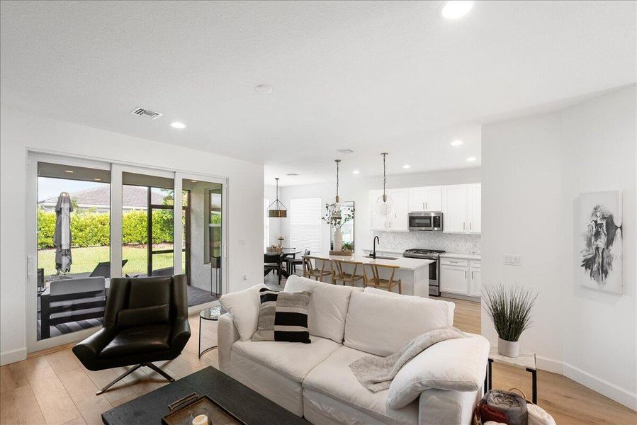 Furnished interior view inside a new home in , Port St. Lucie (Image 14).
