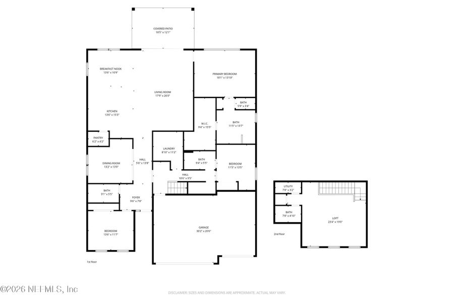 2D floor plan layout of this home in , St. Augustine, FL (Image 7). 2D floor plan layout of this home in , St. Augustine, FL (Image 7).