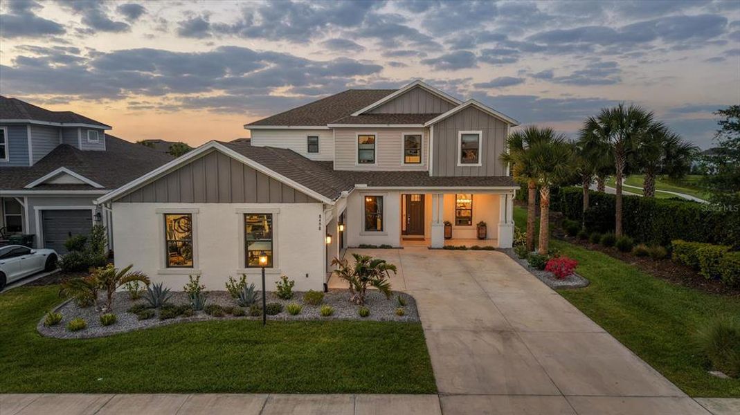 Front exterior of a new home in , Sarasota, FL, highlighting curb appeal (Image 2).