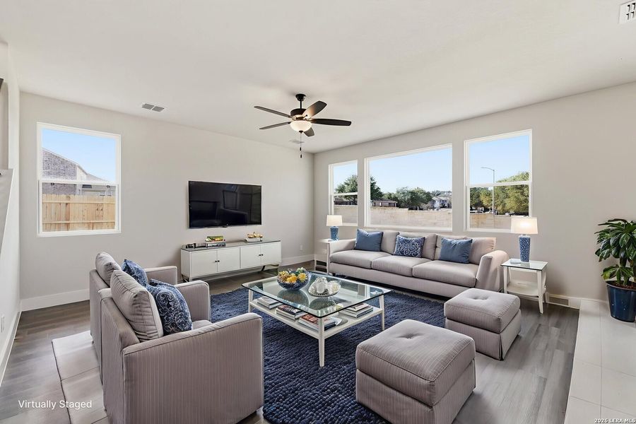Furnished interior view inside a new home in Skybrooke, Live Oak (Image 10).