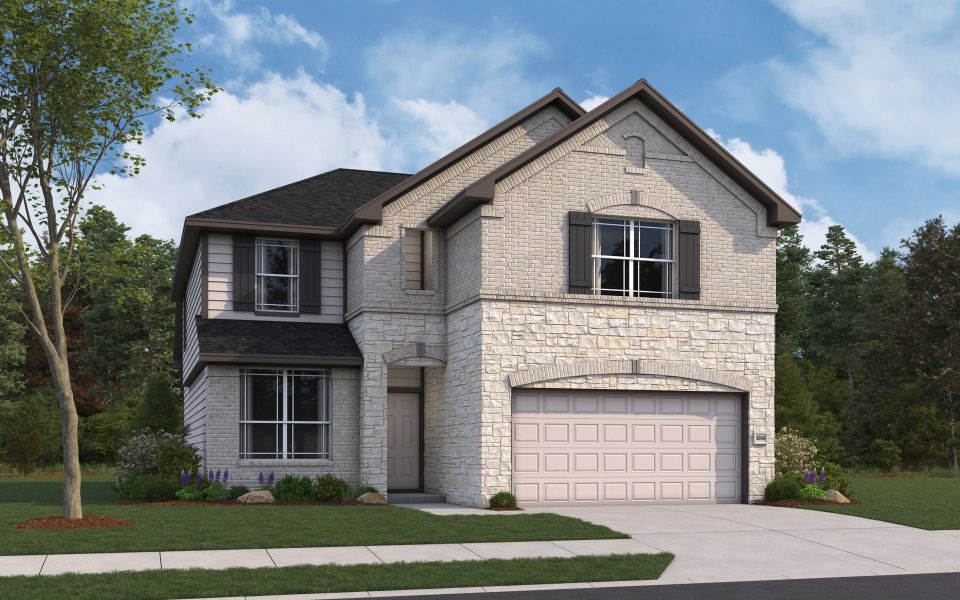 Rendering of floor plan. Colors and features may differ from shown representation.