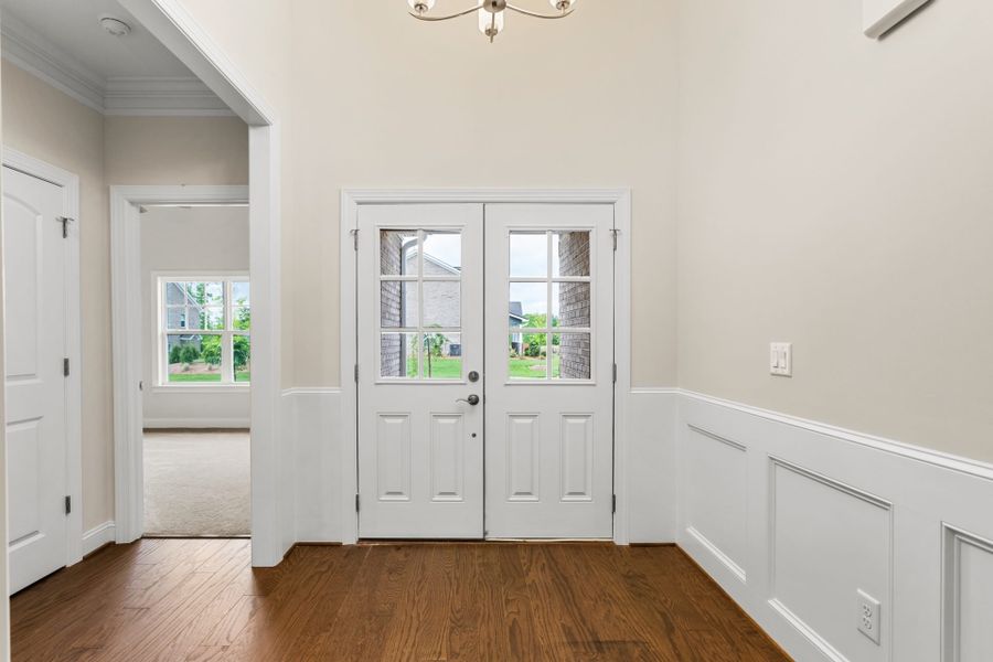 Representative unfurnished interior of a home built from the Somerset by Keystone Homes NC in Weybridge, Burlington (Image 22).