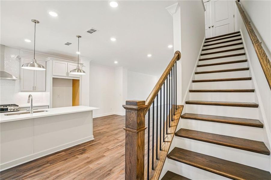 Furnished interior view inside a new home in Millcroft Townhomes, Buford (Image 12).