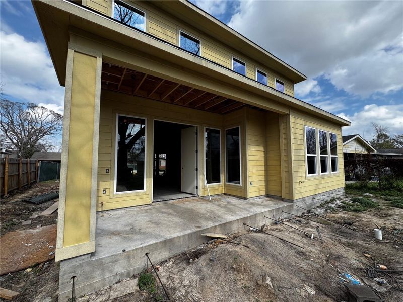 Back Porch - photo taken 2/5/2025