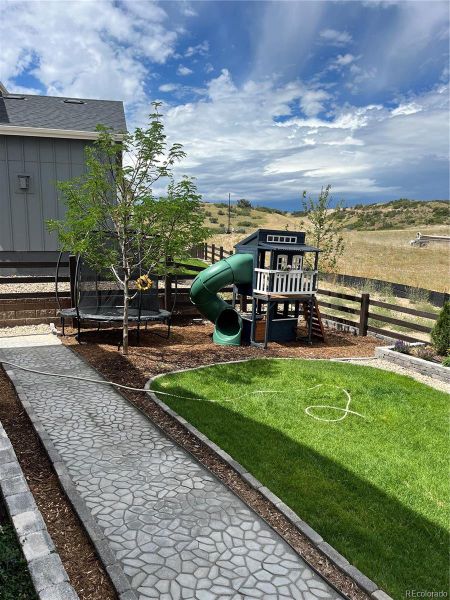 Playground in the summertime