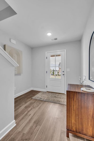 Welcoming Entryway in The Harrington Townhome