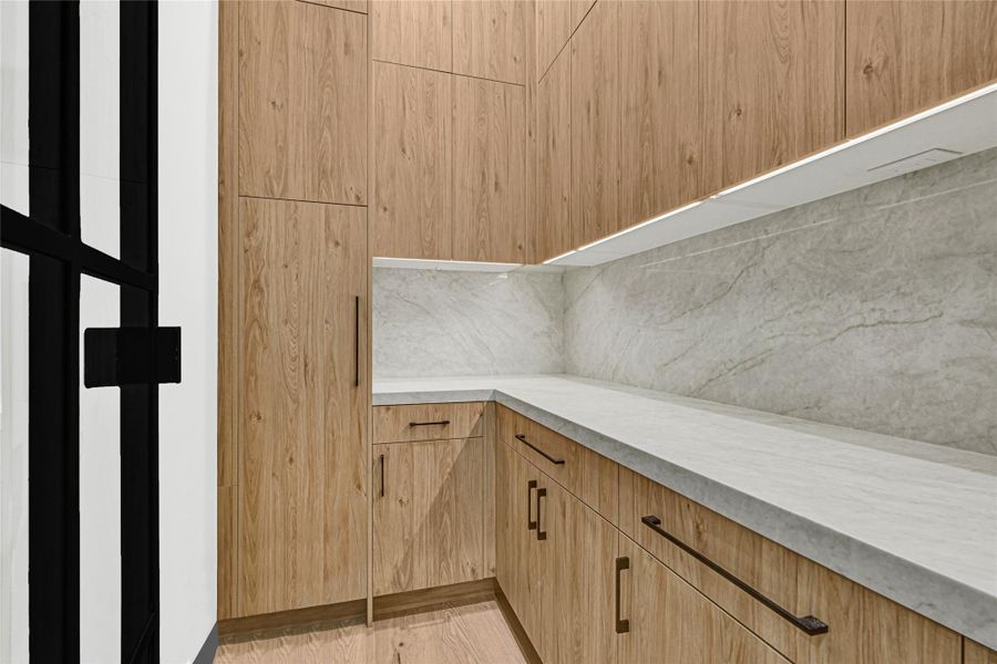 Close-up of interior finishes inside a home in , Houston (Image 19).