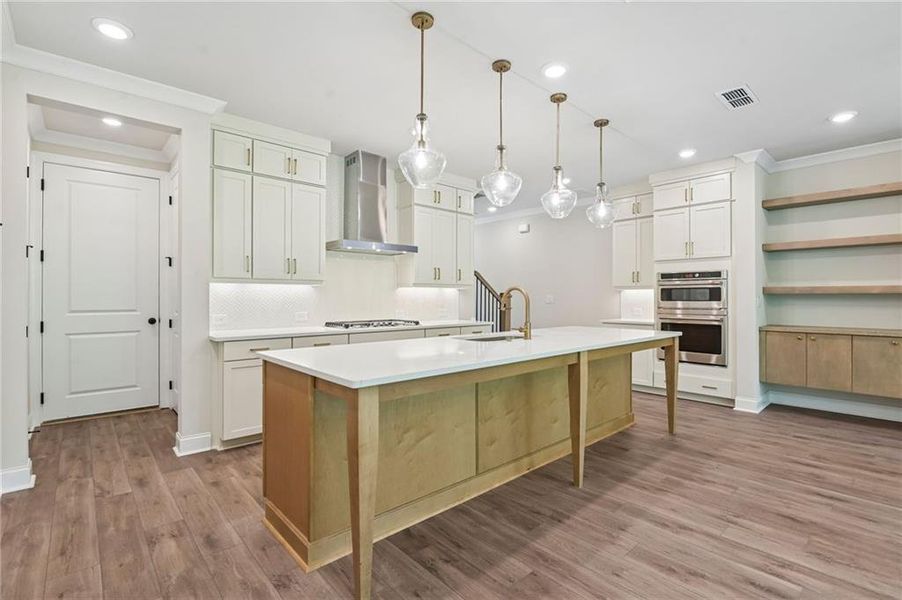 Furnished interior view inside a new home in Waterside, Peachtree Corners (Image 12).