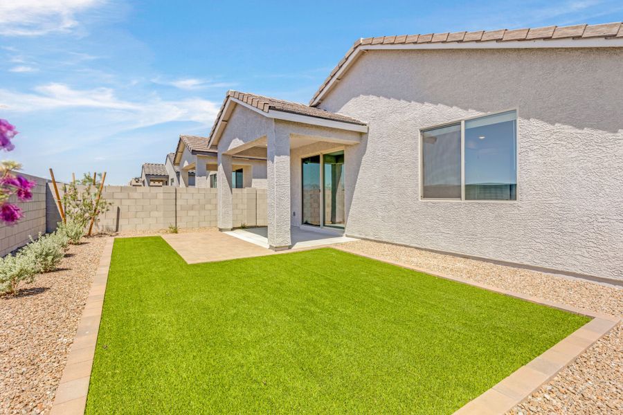 Exterior details and patio area of a home in Blackhawk, Tucson (Image 10). Exterior details and patio area of a home in Blackhawk, Tucson (Image 10).