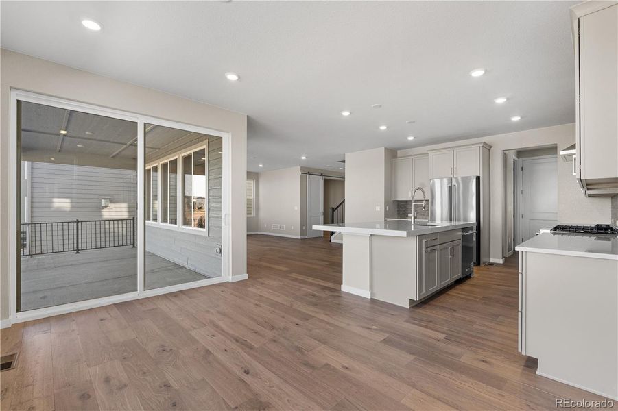 Furnished interior view inside a new home in Portrait at The Canyons, Castle Pines (Image 8).
