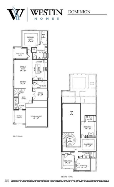 2D floor plan layout of this home in Candela, Richmond, TX (Image 4).