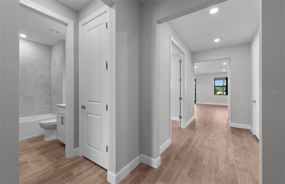 Spacious, unfurnished interior of a new home in Arbor Oaks, North Port (Image 17). Spacious, unfurnished interior of a new home in Arbor Oaks, North Port (Image 17).