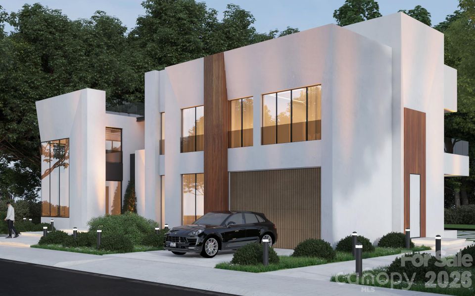 Front exterior of a new home in , Charlotte, NC, highlighting curb appeal (Image 3).