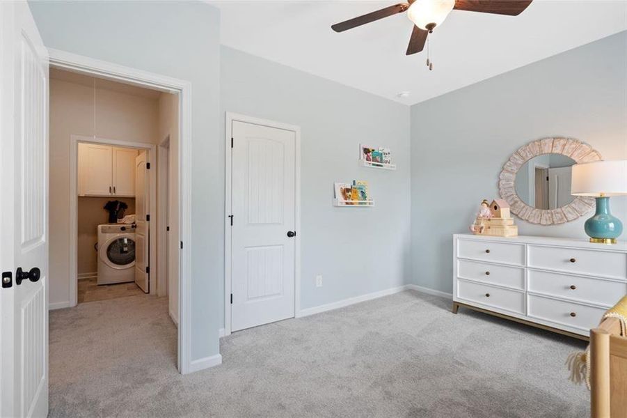 Furnished interior view inside a new home in Allen Manor, Hoschton (Image 18).