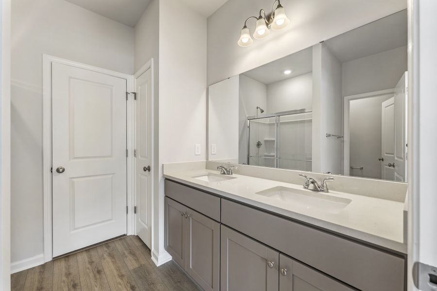 Furnished interior view inside a new home in Edwards Station, Taylors (Image 9).
