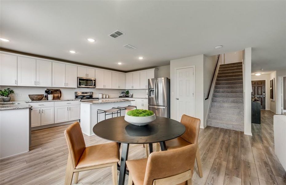 *Model Representation - Dining nook off kitchen