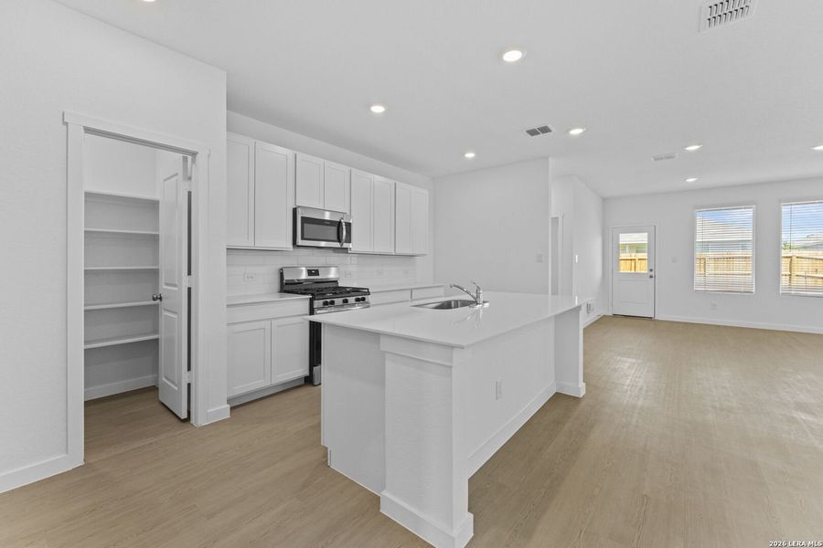 Furnished interior view inside a new home in Hightop Ridge, Converse (Image 4).