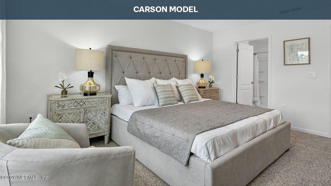 Furnished interior view inside a new home in Trout River, Jacksonville (Image 6).