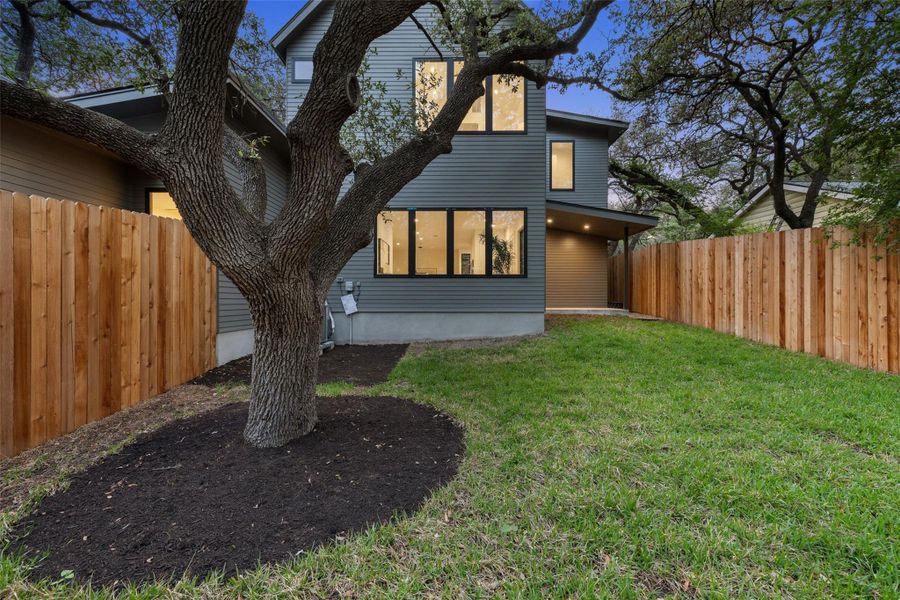Exterior details and patio area of a home in , Austin (Image 25).