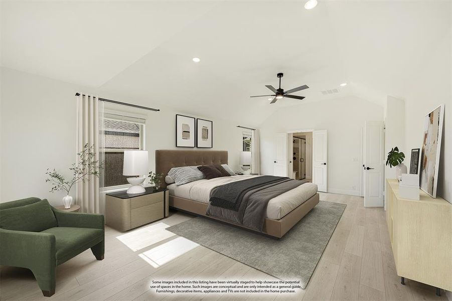 Furnished interior view inside a new home in Silo Mills Classic 70, Joshua (Image 13). Furnished interior view inside a new home in Silo Mills Classic 70, Joshua (Image 13).