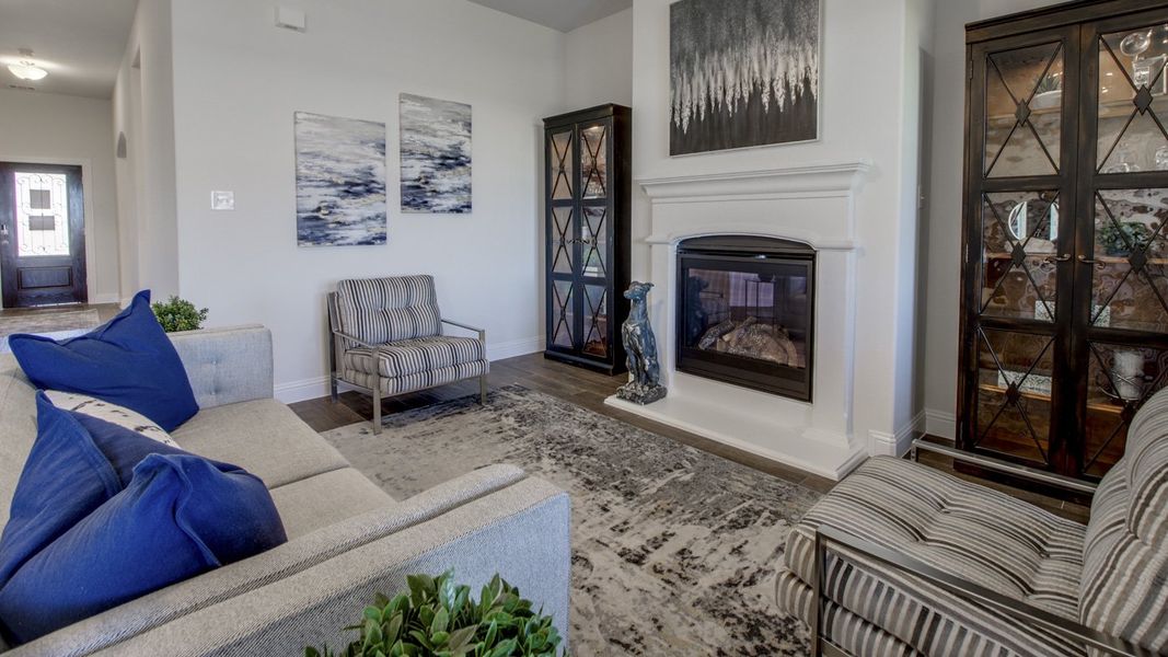 Furnished interior view inside a new home in Lakewood Trails, Forney (Image 6). Furnished interior view inside a new home in Lakewood Trails, Forney (Image 6).